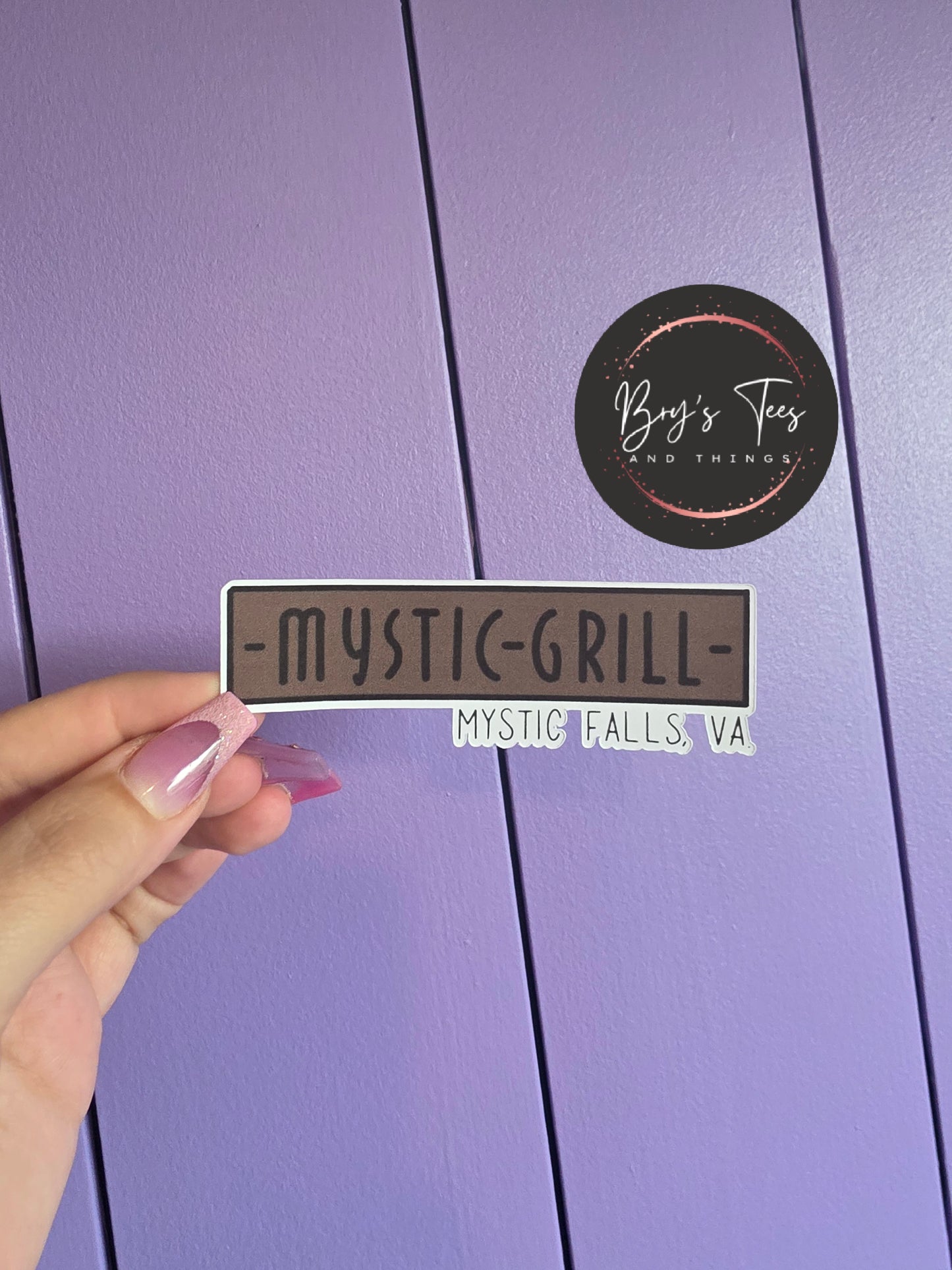 Mystic Grill Sticker