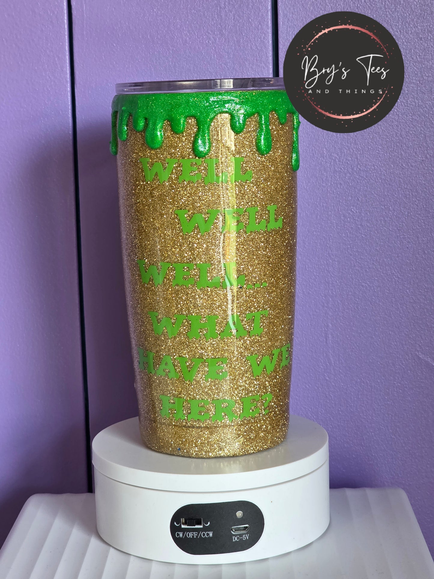 Oogie Boogie Epoxy Drip Tumbler