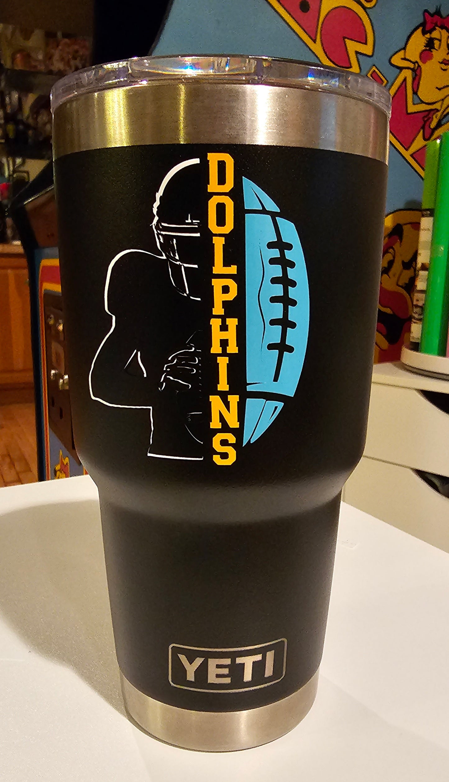 Football Yeti Tumbler