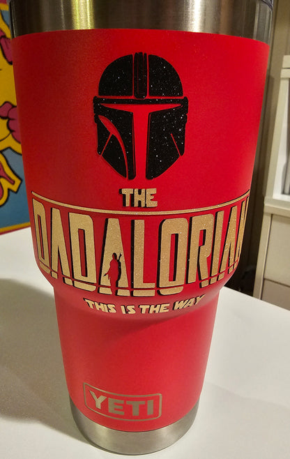 Dadalorian Yeti Tumbler