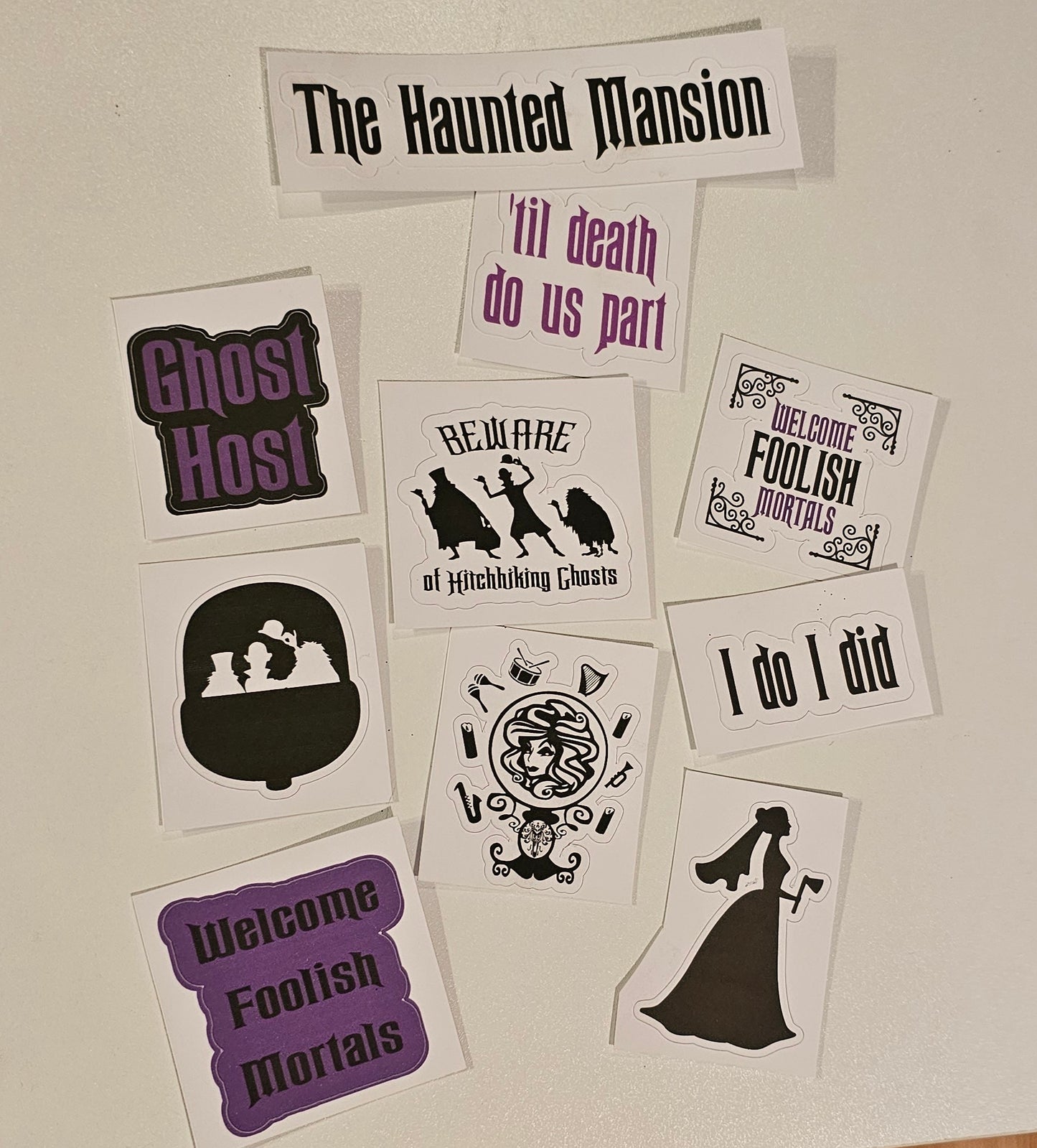 Disney Inspired Haunted Mansion Stickers