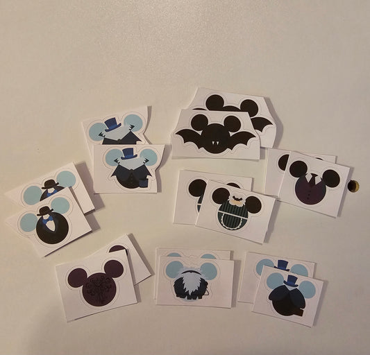 Disney Inspired Haunted Mansion Stickers