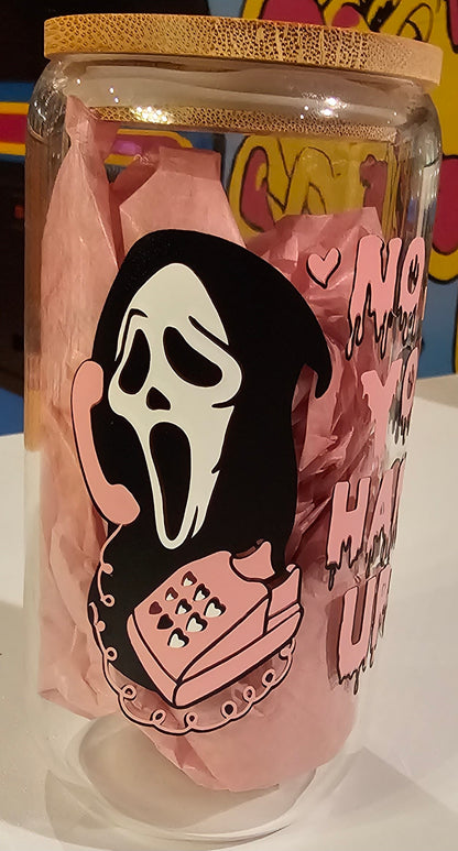 Scream Glass Cup