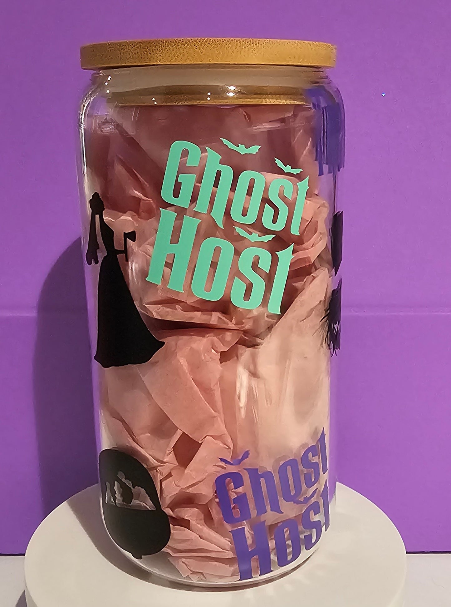 Haunted Mansion Glass Cup