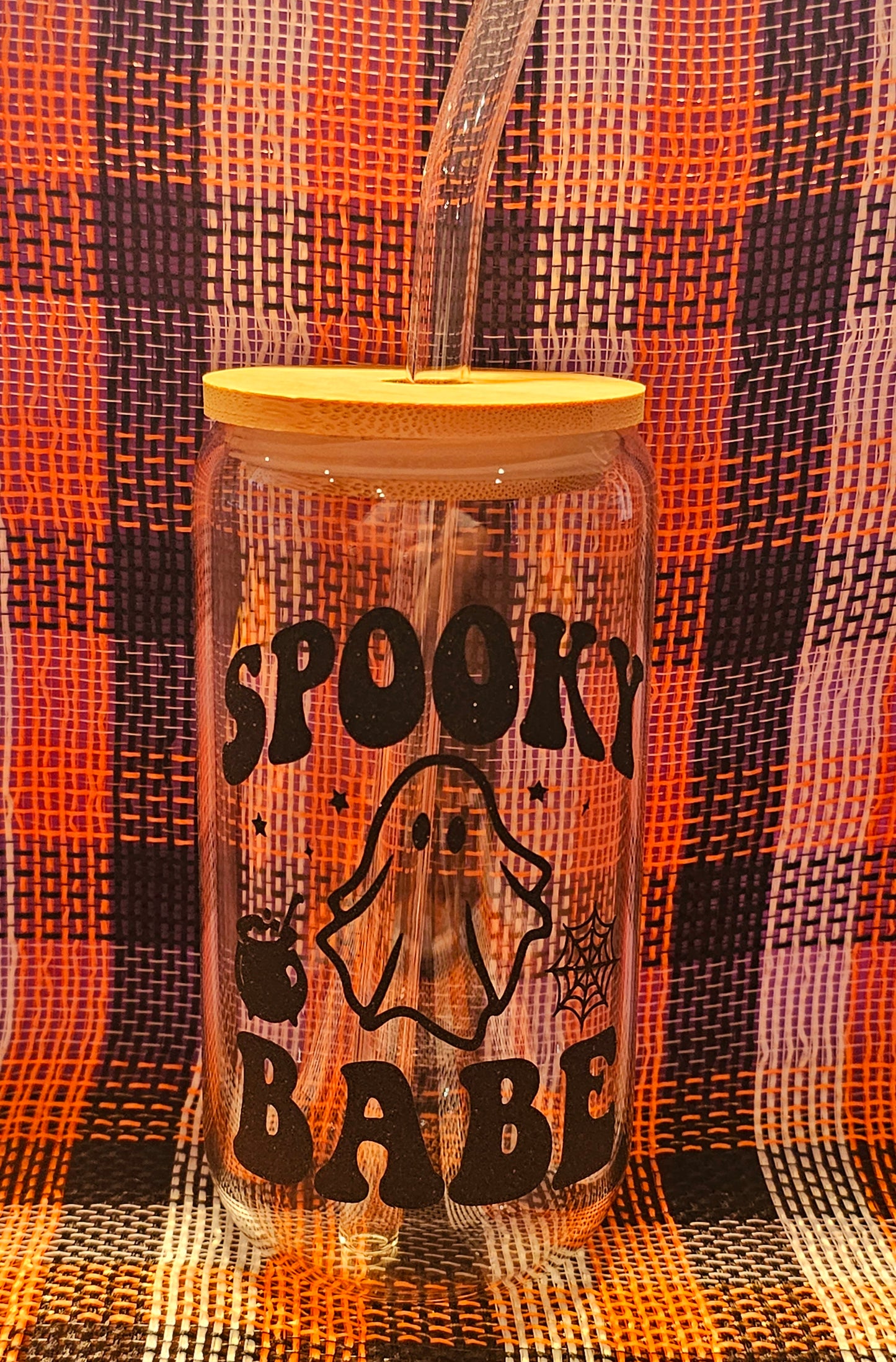 Spooky Babe Glass Cup