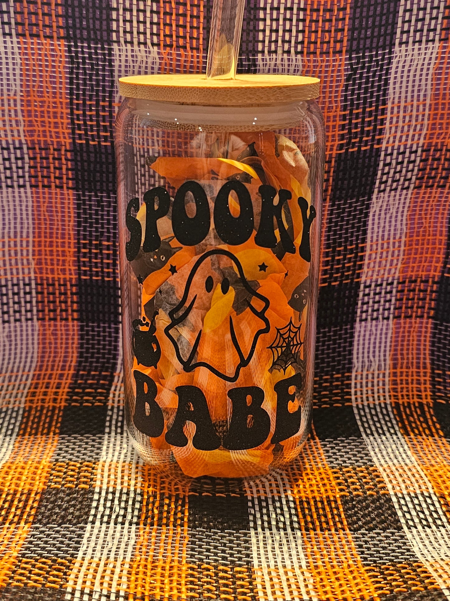 Spooky Babe Glass Cup