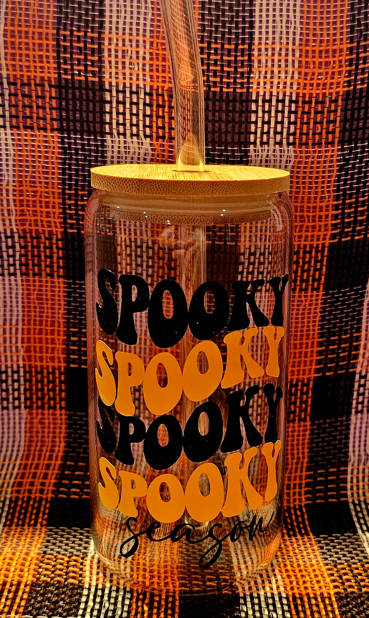 Spooky Season Glass Cup