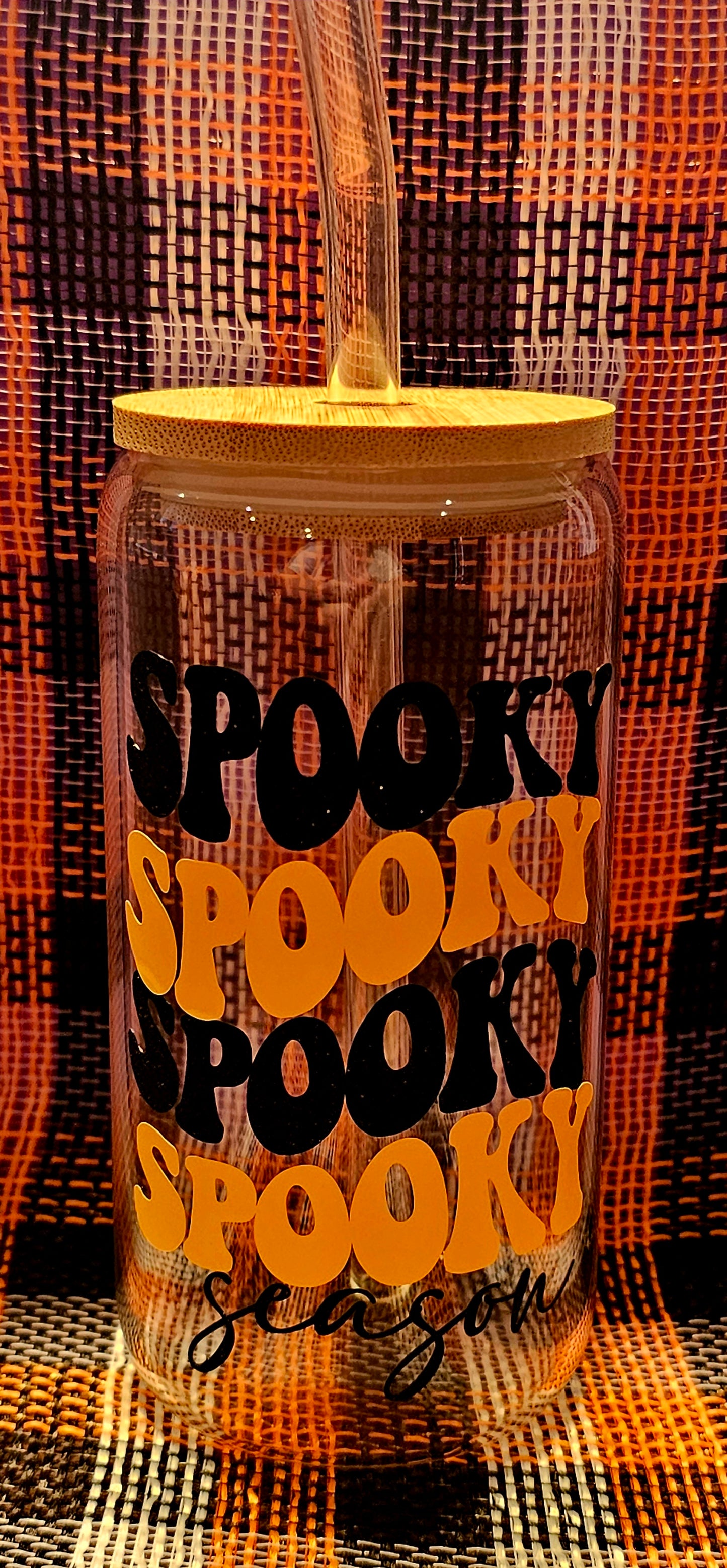 Spooky Season Glass Cup