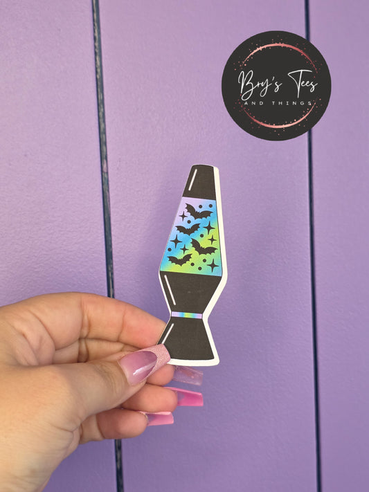Bat Lava Lamp Sticker