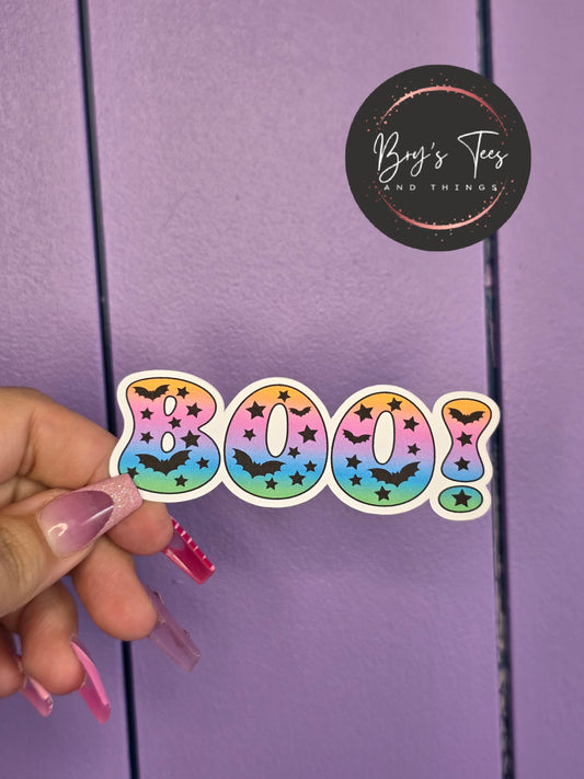 Boo Sticker