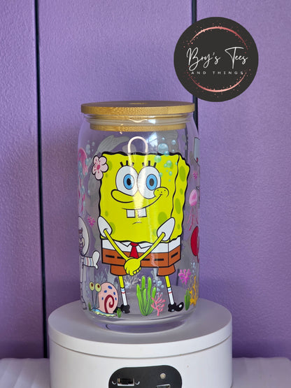 SpongeBob Glass Tumbler