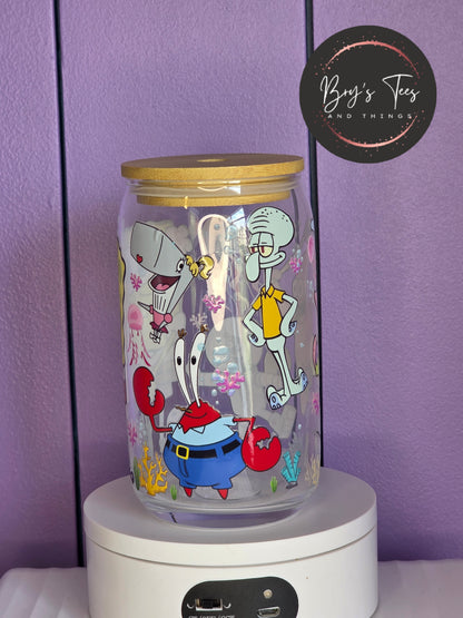 SpongeBob Glass Tumbler
