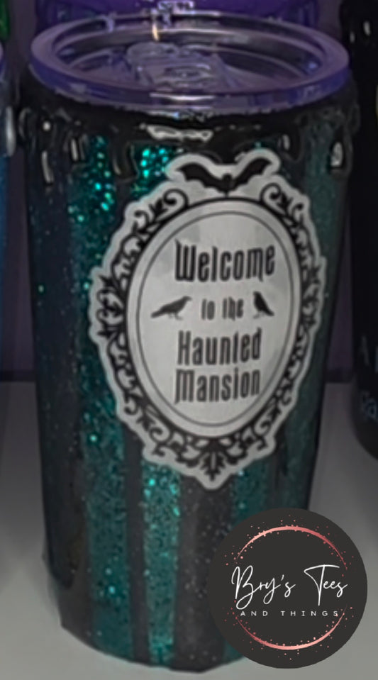 Haunted Mansion Epoxy Drip Tumbler