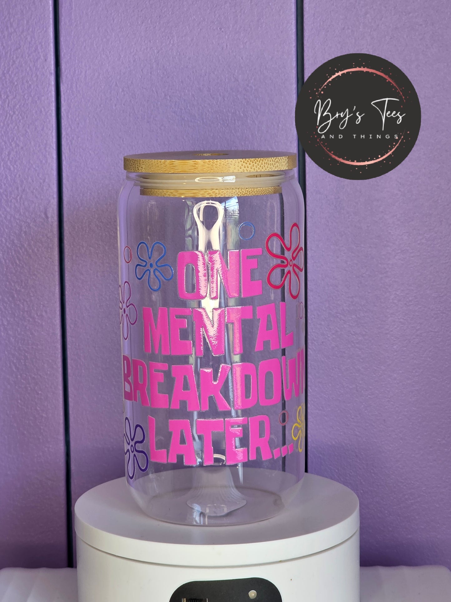 Breakdown Glass Tumbler