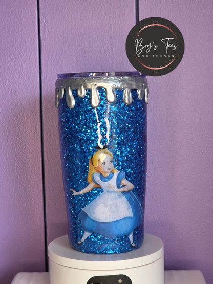 Alice Epoxy Drip Tumbler