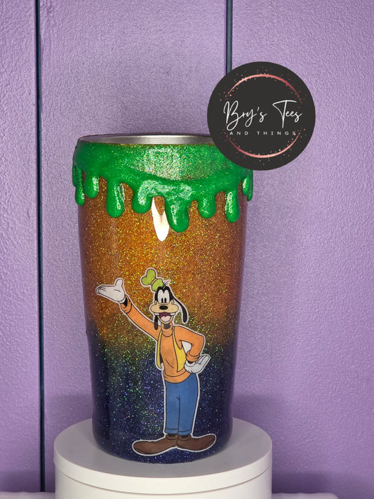 Goofy Epoxy Drip Tumbler