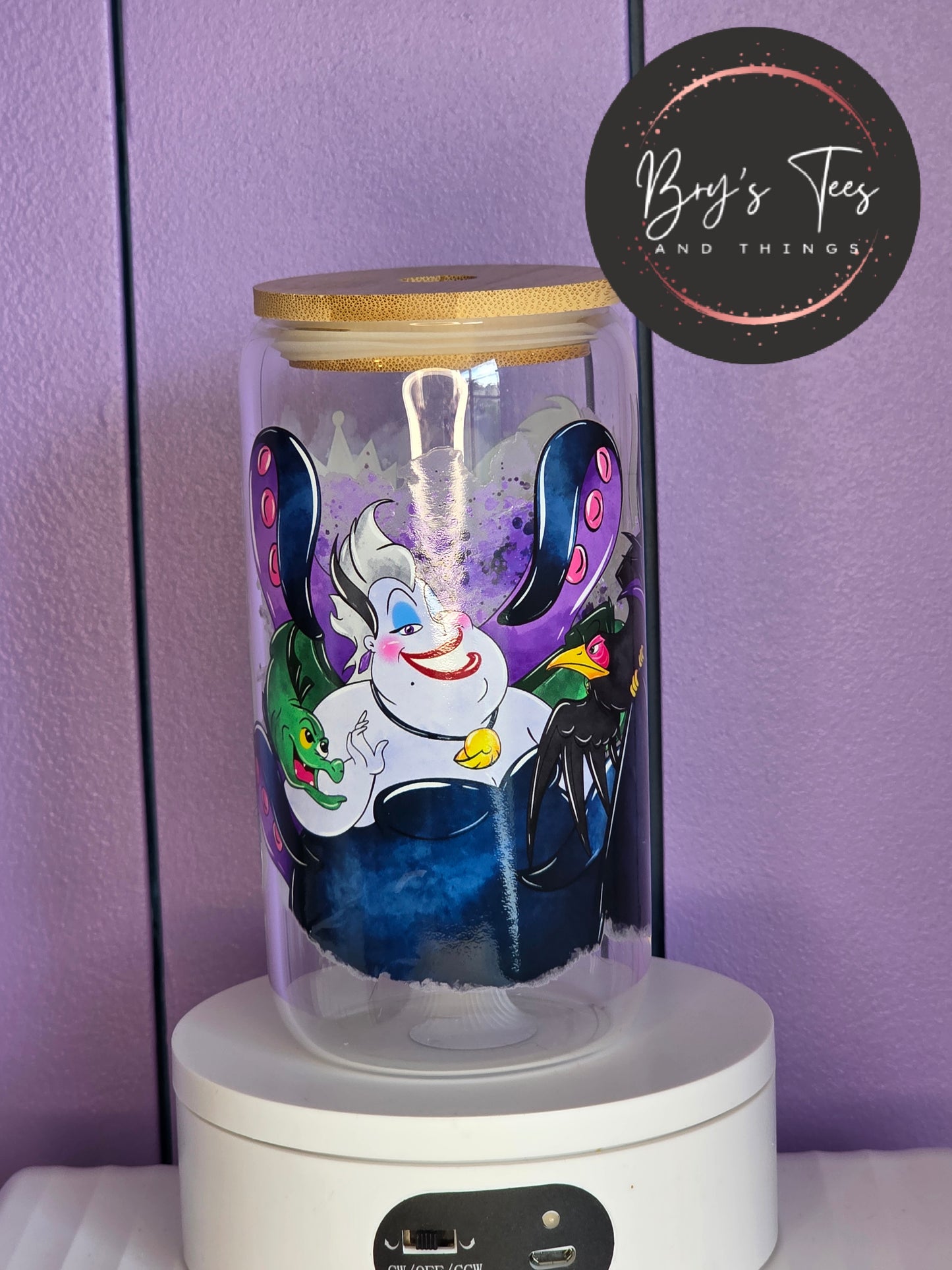 Villains Glass Tumbler